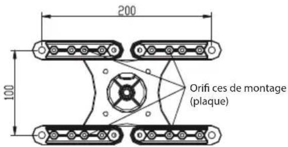 ECG LD 1333 K - - Fixation de la plaque de l'adaptateur TV au téléviseur - 5