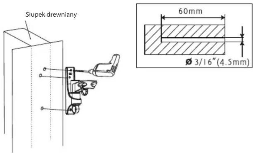 ECG LD 1333 K - 1A - Montañ na słupku drewnianym - 1