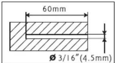 ECG LD 1333 K - 1A - Montaggio su una parete in legno - 2