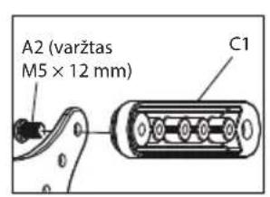 ECG LD 1333 K - - TVadapterio montavimas prie televizoriaus plokstès - 4