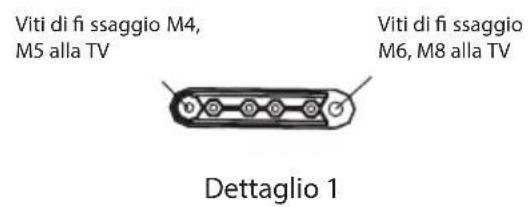 ECG LD 1333 K - - Fissare la piastra dell'adattatore TV al tevisore - 2