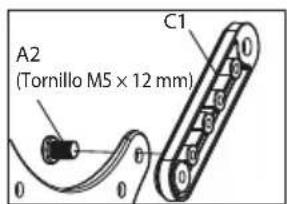 ECG LD 1333 K - - Fijación del panel del TV adaptador al televisor - 3