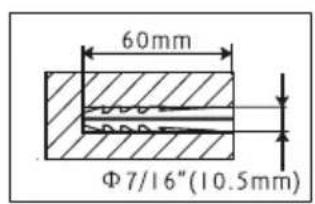 ECG LD 1333 K - 1B - Ugradnja na betonski zid - 2