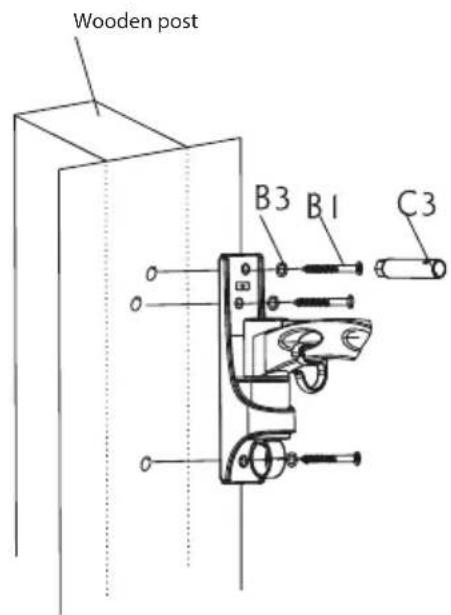 ECG LD 1333 K - 1A - Wooden crossbar assembly - 3