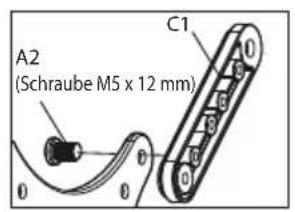 ECG LD 1333 K - - Befestigung der Platte des TV-Adapters zum Fernseher - 3