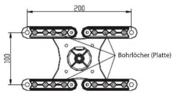 ECG LD 1333 K - - Befestigung der Platte des TV-Adapters zum Fernseher - 5