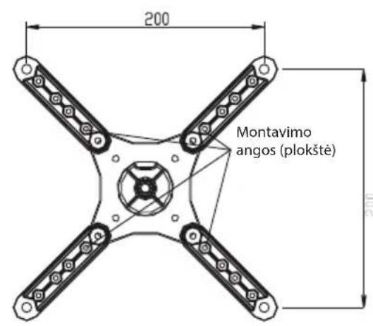 ECG LD 1333 K - - TVadapterio montavimas prie televizoriaus plokstès - 6