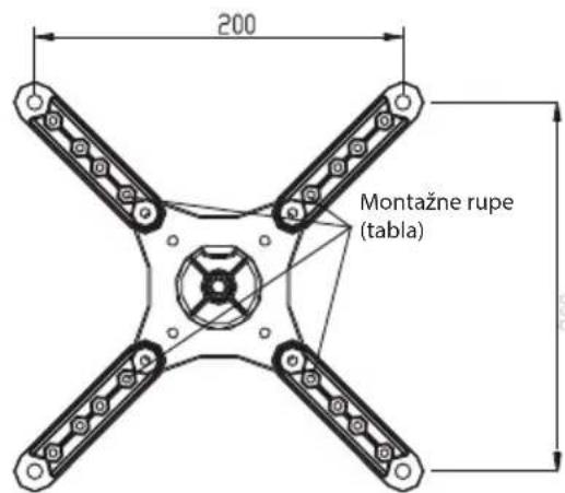 ECG LD 1333 K - - Spajanje table adaptera i TV uredaja - 6