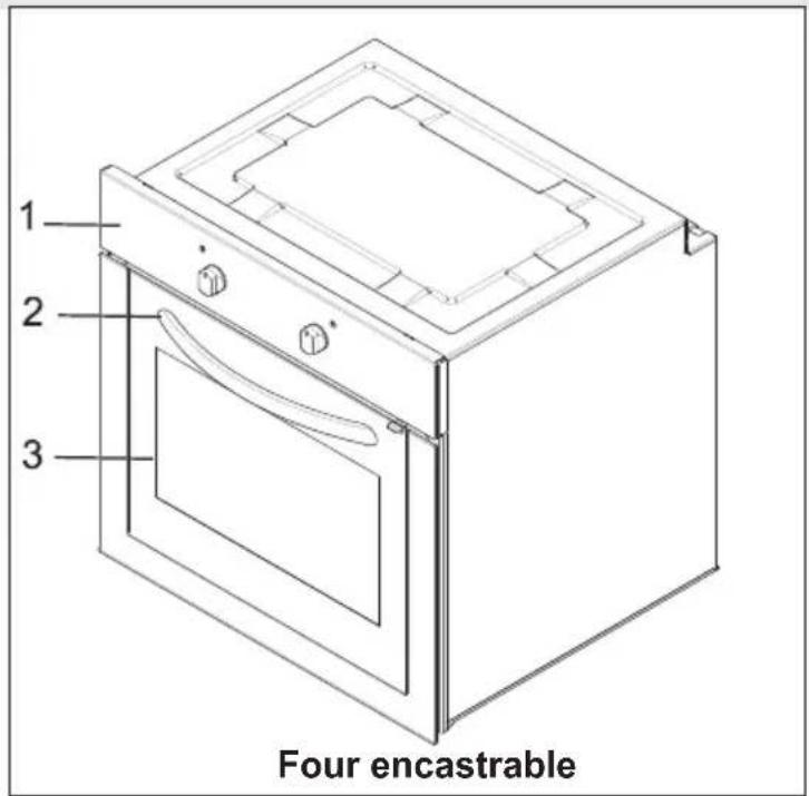 Finlux FBO.18X4 - PARTIE 1 : PRÉSENTATION ET DIMENSIONS DU FOUR - 1