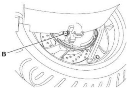 MALAGUTI Phantom Max 125 - CAVALLETTO CENTRALE - 1