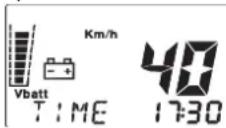 MALAGUTI Phantom Max 125 - 7) BATTERY CHARGE LEVEL (actual speed displayed) - 1