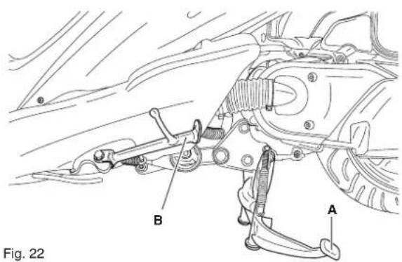 MALAGUTI Phantom Max 125 - BÉQUILLE LATÉRALE - 3