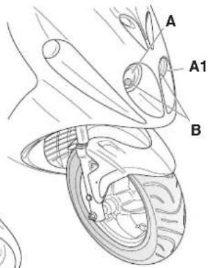 MALAGUTI Phantom Max 125 - FEU AVANT - 1