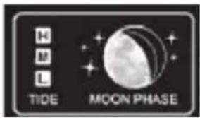 ADE WS 1600 - Mondphasen- und Gezeitenanzeige - 1