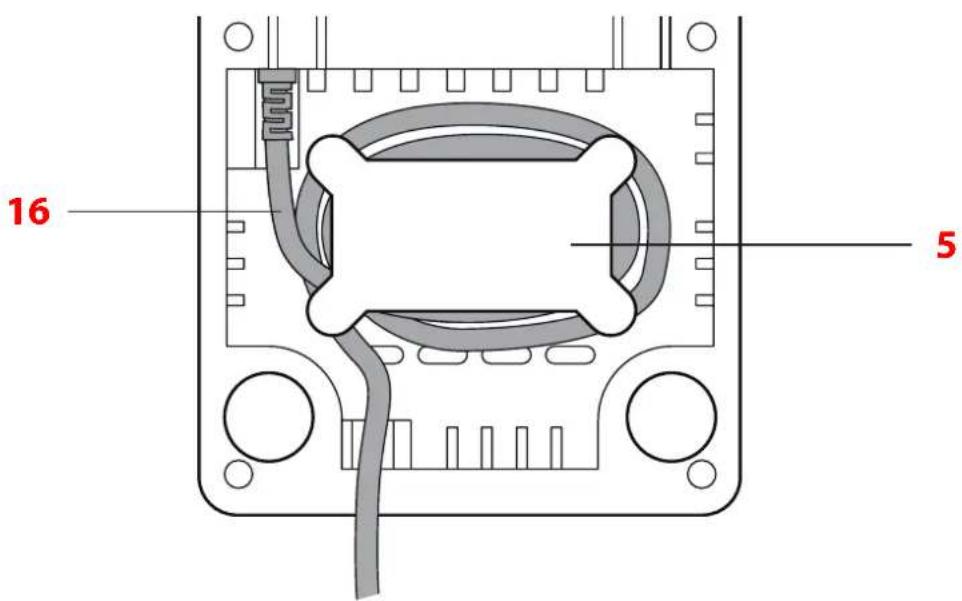 ADE KA 1801 - Bobina de cable bajo el bloque del motor - 1