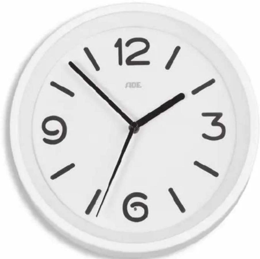 ADE CK 1710 - Funk-Wanduhr mit sensorgesteuertem Nachtlicht - 1