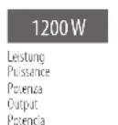 TRISA Power Grinder - Technische Daten | Caracteristiques techniques | Dati technici | Technical data | Datos tectnicos - 1