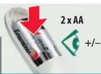 TRISA Smooth Skin - Batterienenetzen | Insereles piles | Inserirel batterie | Insert batteries | Introducir las pilas - 2