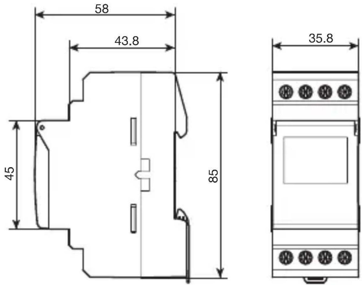 ABB System Pro M DT2 - Dimensions - 1