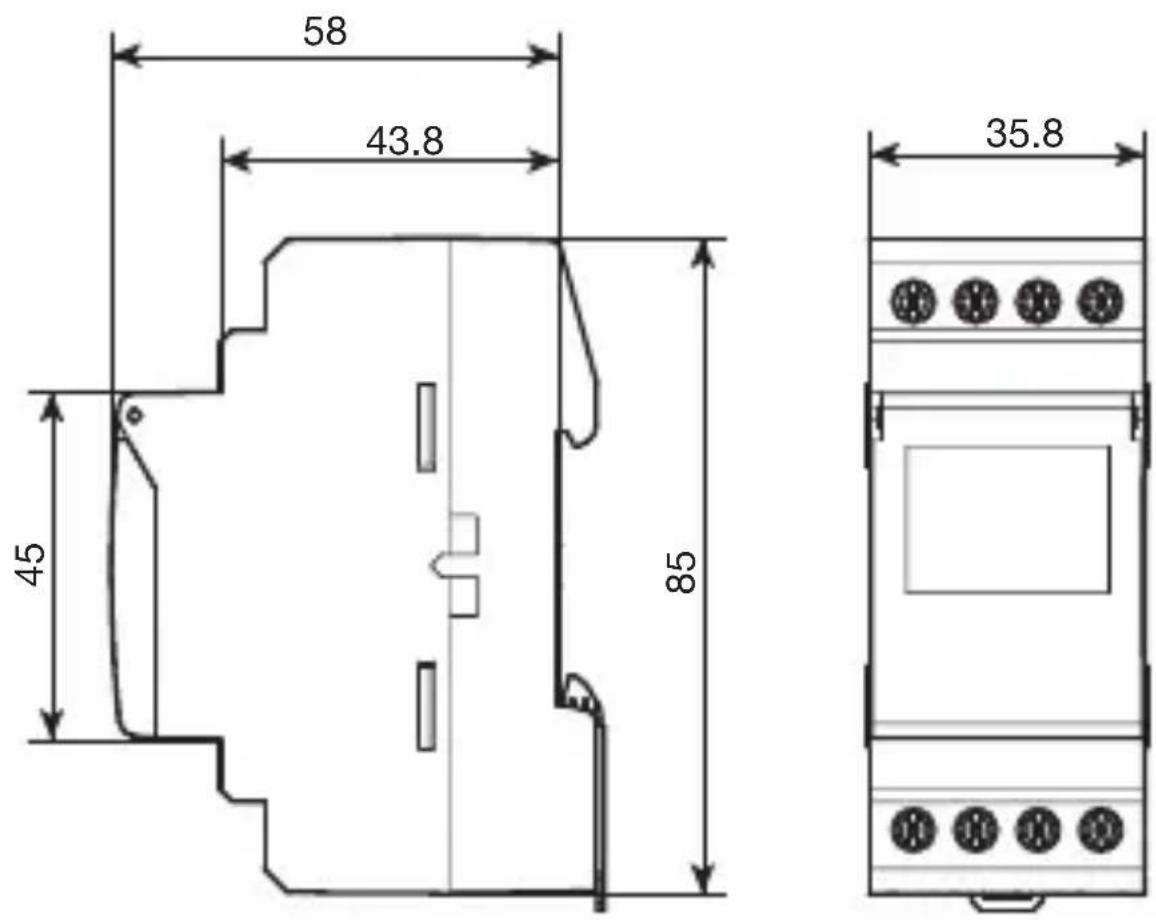 ABB System Pro M DT2 - Dimensioni di ingombro - 1