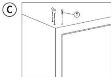 DANBY DWC040A3BSSDD - INSTRUCTIONS D'INVERSION DE PORTE - 3