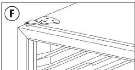 DANBY DWC040A3BSSDD - DOOR REVERSAL INSTRUCTIONS - 6