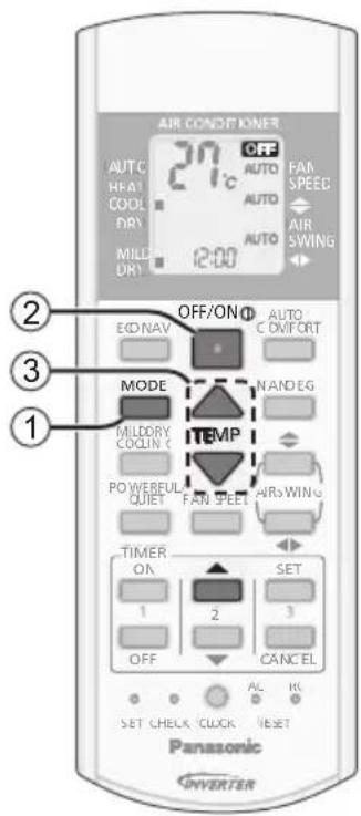 PANASONIC CSE15QKEW - Clock setting - 1