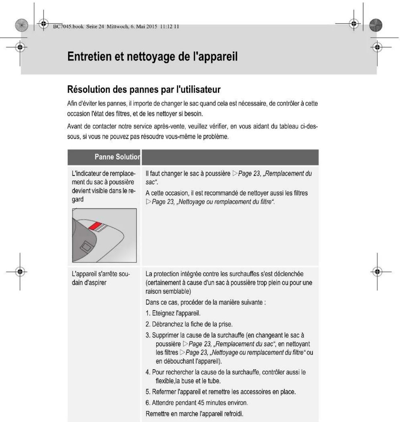 SEVERIN BC 7044 - Nettoyage de l'appareil - 2