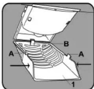 SEVERIN KS 9871 - Changing the interior light bulb - 1