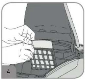 SEVERIN BC 7048 - Cleaning the motor filter - 1
