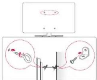 LG 43UW950H - Fissaggio della TV alla parete - 1