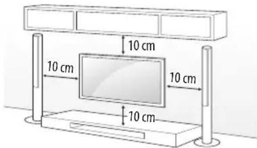 LG 43UW950H - Montagem numa parede - 1
