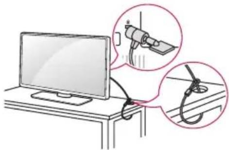 LG 43UW950H - Kensington güvenlik sistemininkullanıması - 1