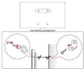 LG 43UW950H - TV'nin duvara sabitlenmesi - 1