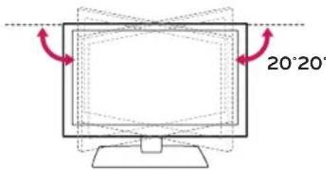 LG 43UW950H - TV'nin aç,isini izleme yönüne uygun olarak ayarlama - 1