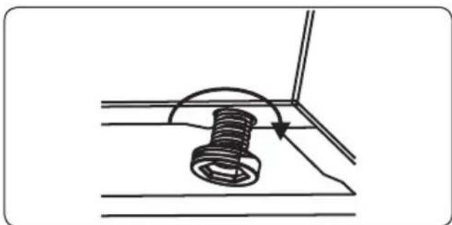 PROLINE PCC 561 SL - Réglage des pieds - 1