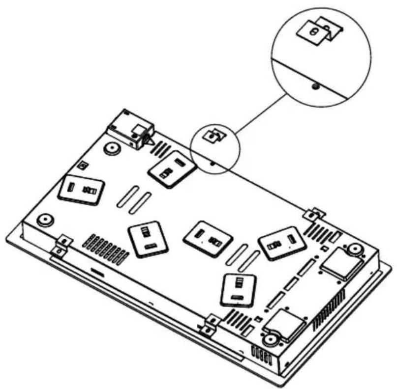 PROLINE VH20T - Fixation de la table de cuisson sur le plan de travail - 1