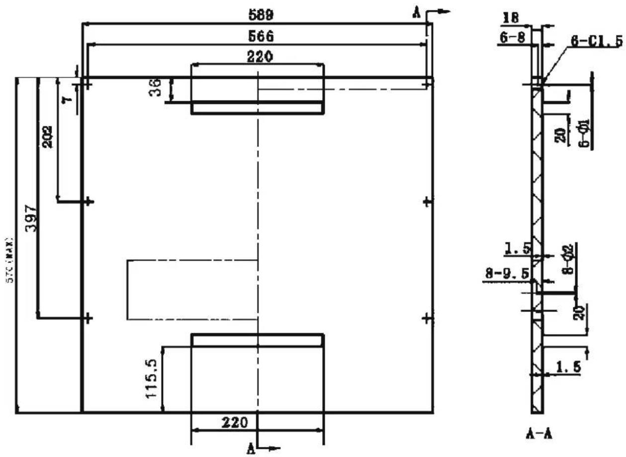 PROLINE PSI 47 B - Dimensions d'installation dans un meuble - 3