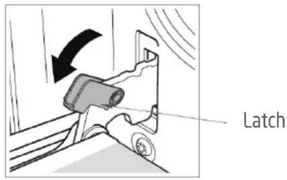 PROLINE P601IMCIXT - Removing the oven door for easy cleaning - 1