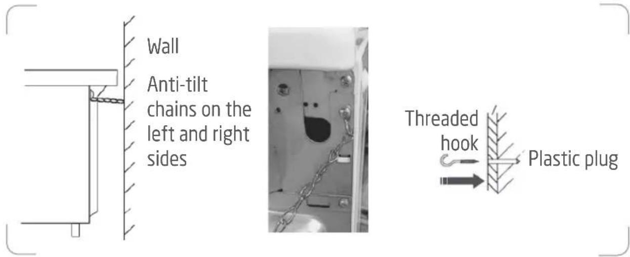 PROLINE P601IMCIXT - FITTING THE ANTI-TILT CHAINS AND HOOKS - 1
