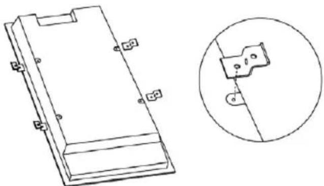PROLINE IH235T - Fixation de la table de cuisson sur le plan de travail - 1