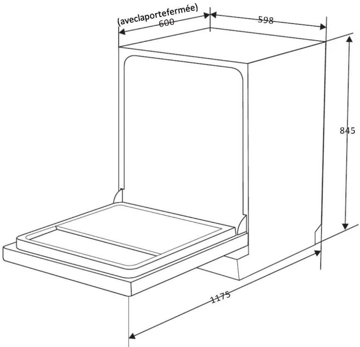 PROLINE DWP 4712 A++ WH - REMARQUE : - 1
