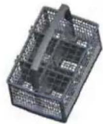 PROLINE DWP 4712 A++ WH - Chargement du panier à couverts - 1