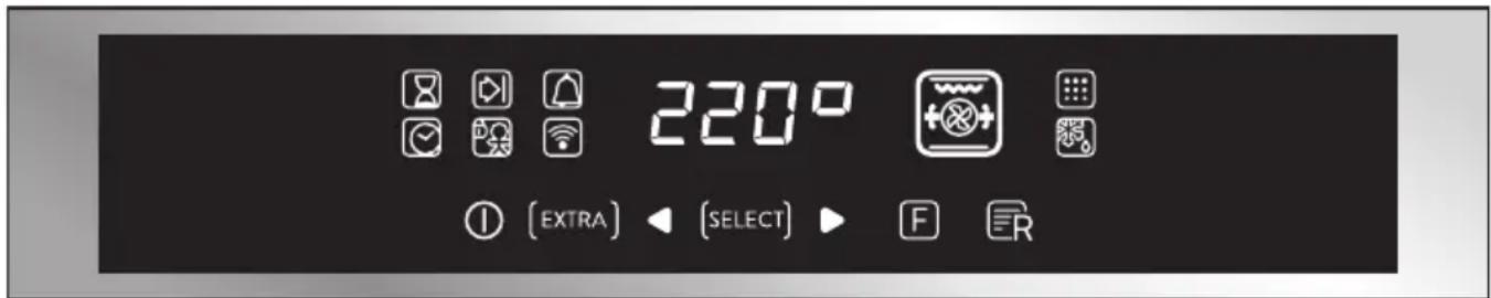 HOOVER HOAZ7173IN WIFI - Descripción de la pantalla - 1