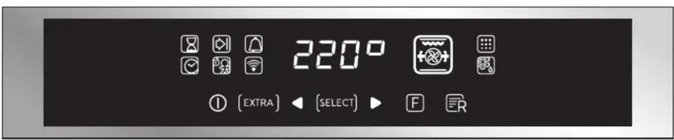 HOOVER HOAZ7173IN WIFI - Beschreibung der Anzeige - 1