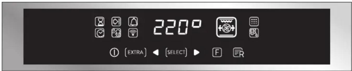 HOOVER HOAZ7173IN WIFI - Descrizione del display - 1