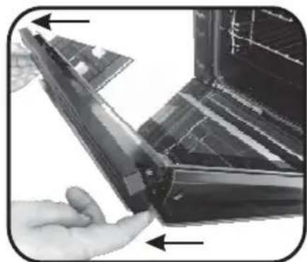 HOOVER HOAZ7173WIWF - .REMOVAL AND CLEANINGOFTHEGLASSDOOR - 7