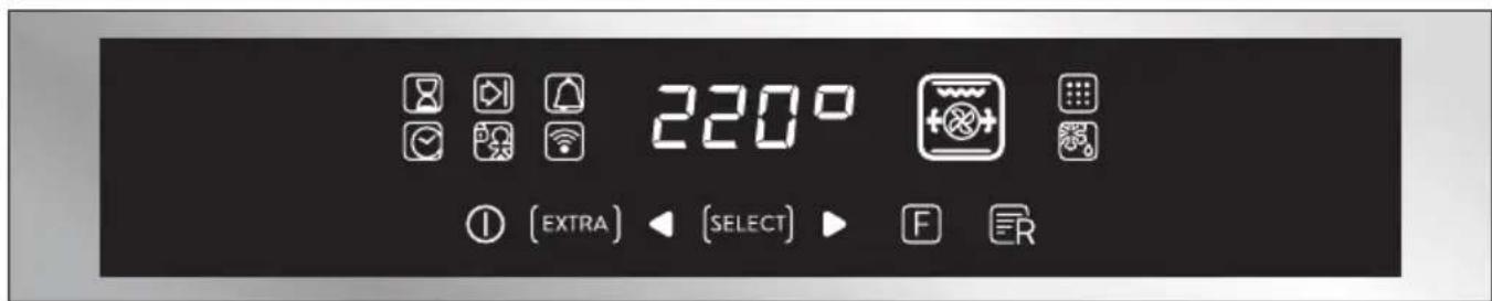 HOOVER HOAZ7173WIWF - Descrizione del display - 1