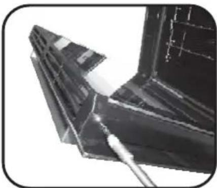 HOOVER HOAZ7173WIWF - ENTFERNEN UND REINIGEN DER GLASTÜR - 5