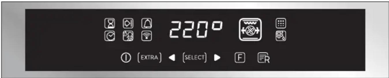 HOOVER HOAZ7173WIWF - Description de l'affichage - 1